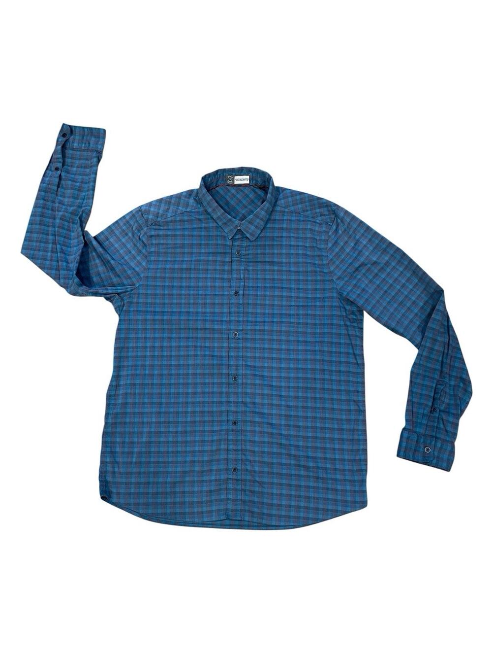 Toad & Co Insect Shield Shirt Men’s Large Outdoor Hiking Travel Plaid Button Up